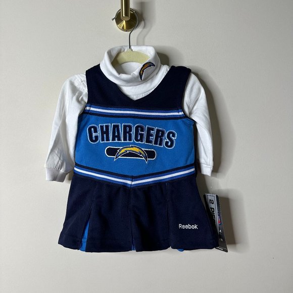 NFL Other - Los Angeles Chargers Reebok Baby Cheer Outfit 6/9 Months NEW